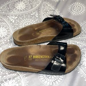 Birkenstock Madrid Black Patent 37